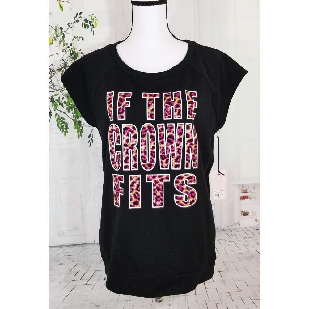 If The Crown Fits Graphic Sweatshirt M
